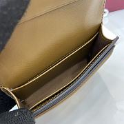 Fortok Gucci Blondie Mini Wallet Suede Brown 11 x 9 cm  - 2
