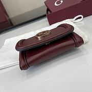 Fortok Gucci Blondie Mini Wallet Logo Brown 11 x 9 cm  - 6