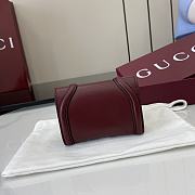 Fortok Gucci Blondie Mini Wallet Logo Brown 11 x 9 cm  - 4