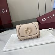 Fortok Gucci Blondie Mini Wallet Beige 11 x 9 cm  - 1