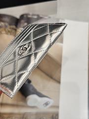 Fortok Chanel Card Holder Silver  - 5