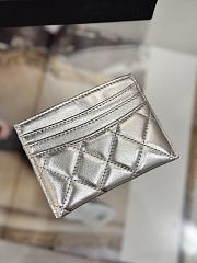 Fortok Chanel Card Holder Silver  - 4