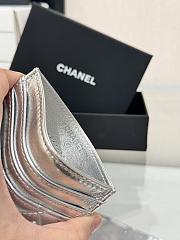 Fortok Chanel Card Holder Silver  - 3