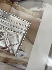 Fortok Chanel Card Holder Silver  - 2