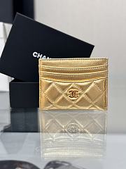 Fortok Chanel Card Holder Gold  - 1
