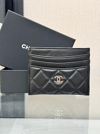 Fortok Chanel Card Holder Black