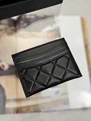 Fortok Chanel Card Holder Black - 5