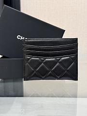 Fortok Chanel Card Holder Black - 2