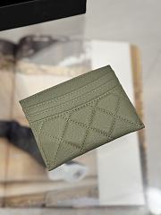 Fortok Chanel Card Holder Carviar Matcha Green - 5