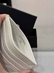 Fortok Chanel Card Holder Carviar Clay Grey - 4
