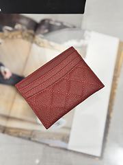 Fortok Chanel Card Holder Carviar Red - 4