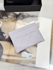 Fortok Chanel Card Holder Carviar Baby Purple - 5