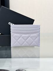 Fortok Chanel Card Holder Carviar Baby Purple - 4