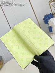 Fortok Louis Vuitton Long Wallet Monogram Neon Green 10 x 19 x 2cm - 4