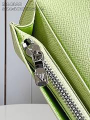 Fortok Louis Vuitton Long Wallet Monogram Neon Green 10 x 19 x 2cm - 3