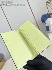 Fortok Louis Vuitton Long Wallet Monogram Neon Green 10 x 19 x 2cm - 2