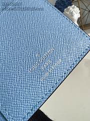 Fortok Louis Vuitton Long Wallet Monogram Blue 10 x 19 x 2cm - 6