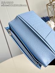 Fortok Louis Vuitton Long Wallet Monogram Blue 10 x 19 x 2cm - 5