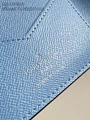 Fortok Louis Vuitton Wallet Monogram Blue 10 x 14 x 2cm - 4