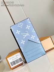 Fortok Louis Vuitton Cardholder/Wallet Monogram Blue 8 x 14 x 1cm - 1
