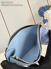 Fortok Louis Vuitton Cardholder/Wallet Monogram Blue 8 x 14 x 1cm - 4