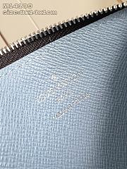 Fortok Louis Vuitton Cardholder/Wallet Monogram Blue 8 x 14 x 1cm - 3