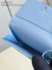 Fortok Louis Vuitton Wallet Monogram Blue 8 x 10 x 1cm  - 3