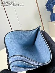 Fortok Louis Vuitton Card Holder Monogram Blue 7 x 11 x 1cm - 6