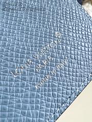 Fortok Louis Vuitton Card Holder Monogram Blue 9x0.5x6cm - 3