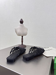 Fortok Bottega Venetas Sandals Black - 3