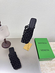 Fortok Bottega Venetas Sandals Black - 2