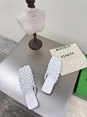 Fortok Bottega Venetas Sandals White - 5