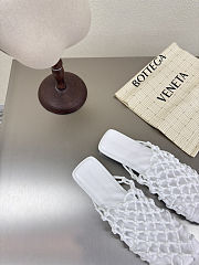 Fortok Bottega Venetas Sandals White - 6