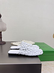 Fortok Bottega Venetas Sandals White - 4