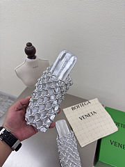 Fortok Bottega Venetas Sandals Silver - 3