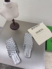 Fortok Bottega Venetas Sandals Silver - 5