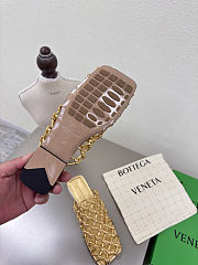 Fortok Bottega Venetas Sandals Gold - 2