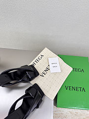 Fortok Bottega Venetas High Heels Slippers Black - 6