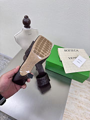 Fortok Bottega Veneta Parco High Heels Mule Brown - 6