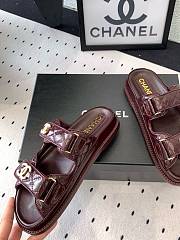 Fortok Chanel Sandals Logo Rouge - 4