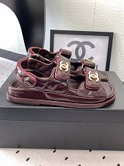 Fortok Chanel Sandals Logo Rouge - 5