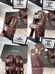 Fortok Chanel Sandals Logo Rouge - 2