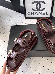 Fortok Chanel Sandals Logo Rouge - 3