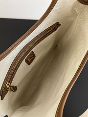Fortok Miu Miu IVY canvas and leather bag 35×40cm  - 2