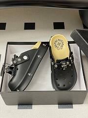 Fortok Chrome Hearts Crocs Black - 6
