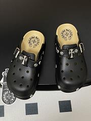 Fortok Chrome Hearts Crocs Black - 5
