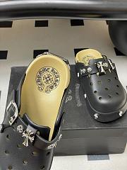 Fortok Chrome Hearts Crocs Black - 4