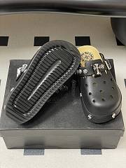 Fortok Chrome Hearts Crocs Black - 3