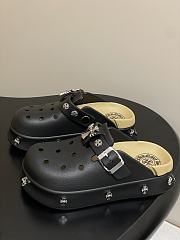 Fortok Chrome Hearts Crocs Black - 2
