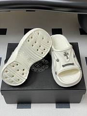 Fortok Chrome Hearts Y2K Mules White - 5